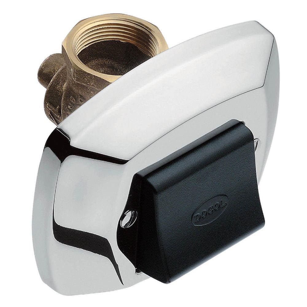 Válvula de Descarga com Acabamento Baixa Pressão Docol Clássica 1.1/2`` Chrome/Black