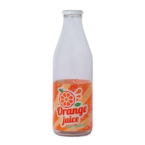 Garrafa de Vidro Italy RetrÃ´ Orange Juice 1Litro - Yazi