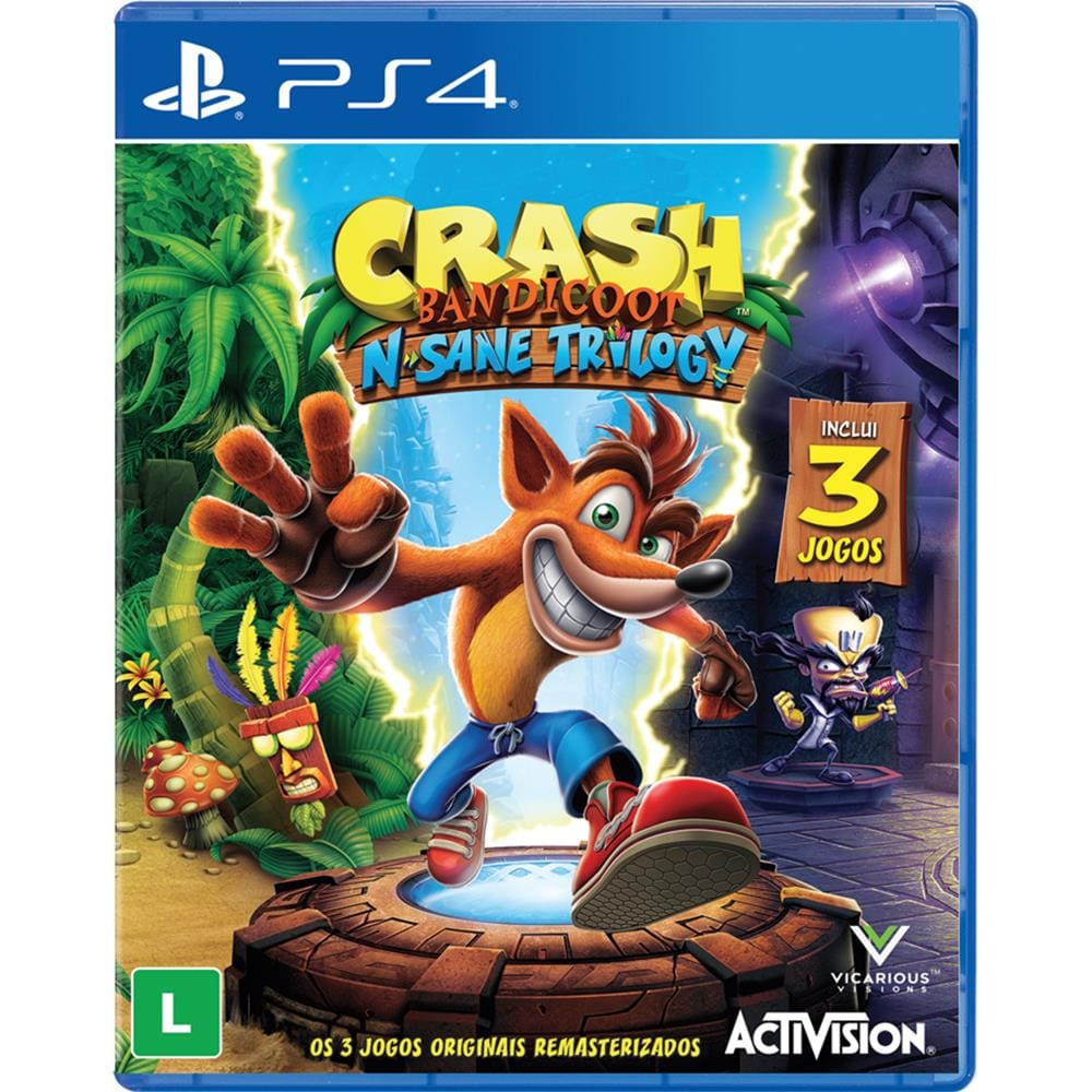 Jogos crash ps4  Black Friday Casas Bahia