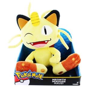 Pelúcia 25cm Pokémon Meowth Desenho Anime Japonês