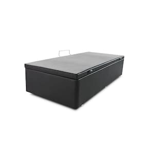 Box Baú Solteiro 88x188cm Courvin Preto