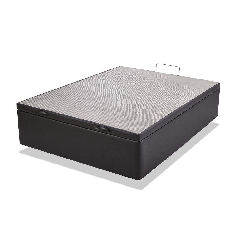 Box Baú Casal 138x188cm Courvin Preto