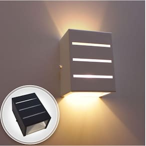 Arandela Frisada 2 focos grande E27 luminaria preta em alumínio st298