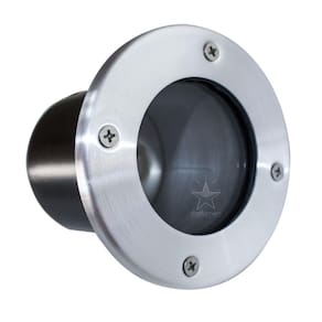 Embutido de solo escovado + lâmpada LED GU10 5w dicróica 6000k