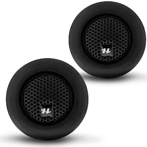 Mini Tweeter Hurricane Twp Neo 80W Rms 4 Ohms Preto Crossover Embutido Par