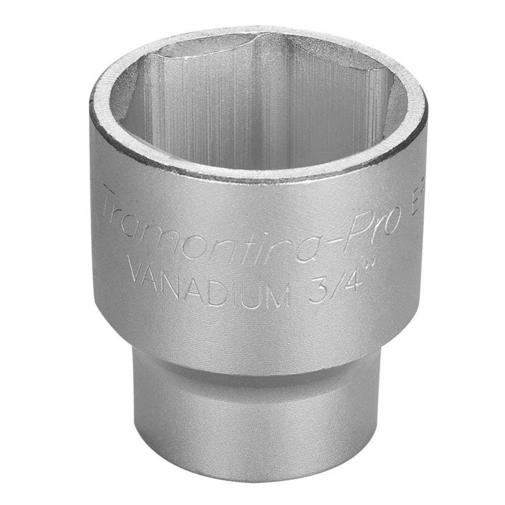 Soquete Sextavado Em Aço Cromo Vanádio 60 Mm Encaixe 3/4" - Tramontina Pro