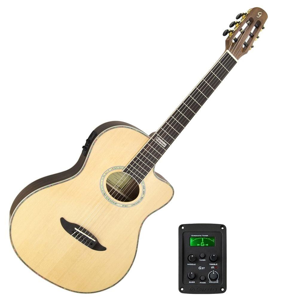 Violão Elétrico Flat Gnf-3 Ceq Ns Natural Satin Giannini