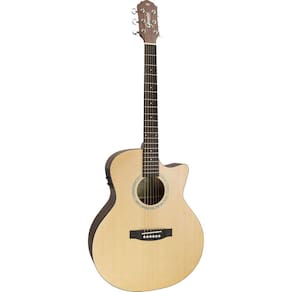 Violão Eletroacústico Grand Auditorium Cutaway Aço GSF-3 Natural Satin GIANNINI