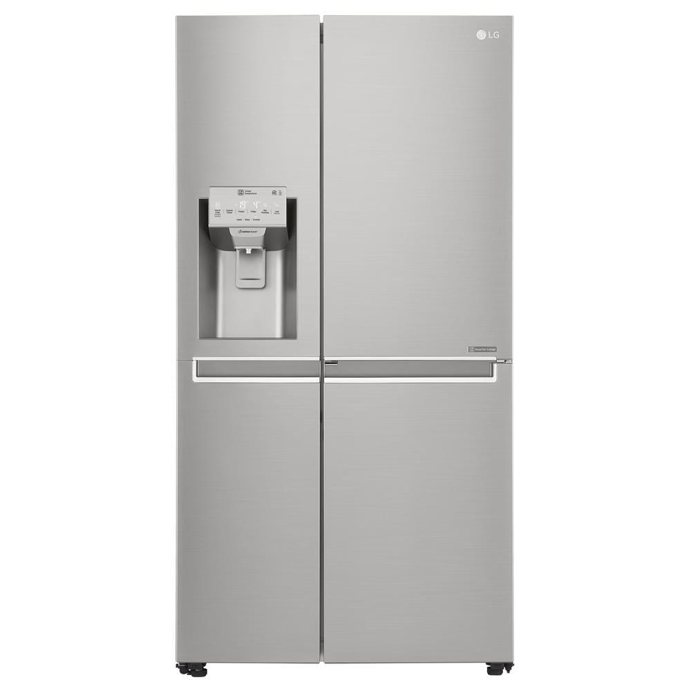Geladeira LG Side by Side GS65SDN New Lancaster com Painel Touch 601L - Inox - 110V