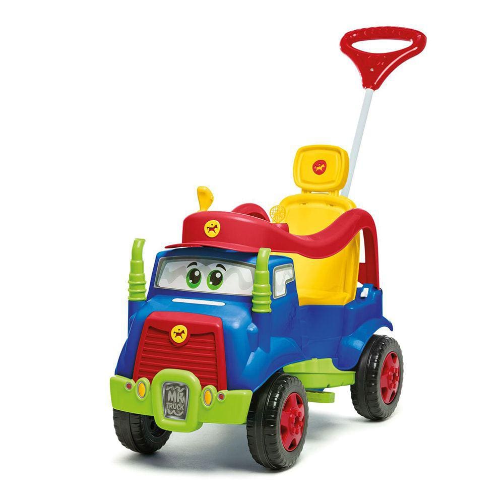 Carrinho de Passeio MK Truck com Buzina 982 Azul - Calesita