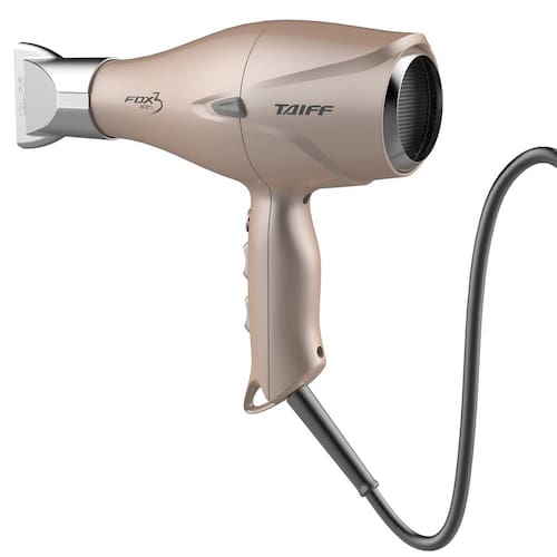 imagem-Secador de Cabelos Taiff Fox Íon 3 Motor AC Profissional Dourado 2200W - 110V