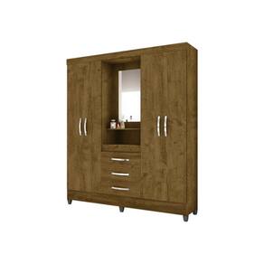 Guarda Roupa de Casal Capri 04 Portas e 03 Gavetas - Moval