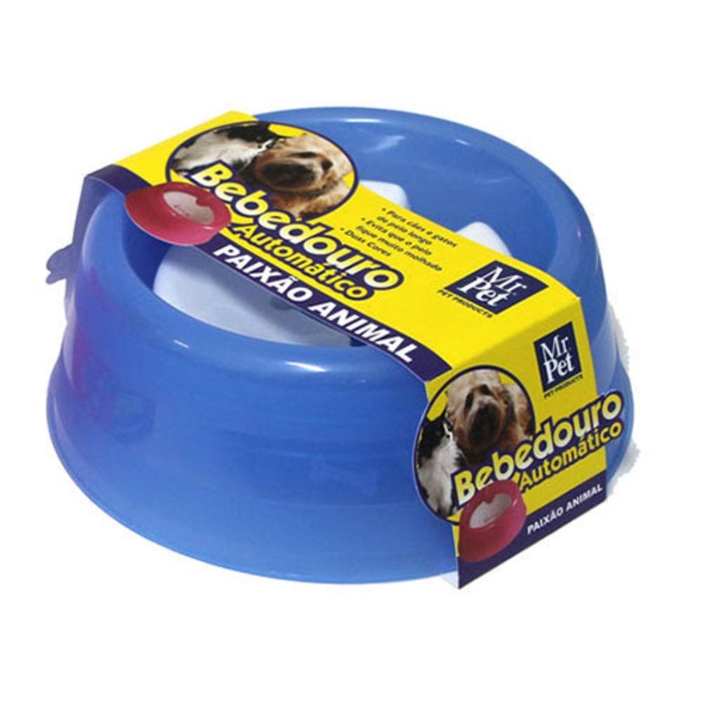 Bebedouro Automático Mr Pet Azul 1000 ml