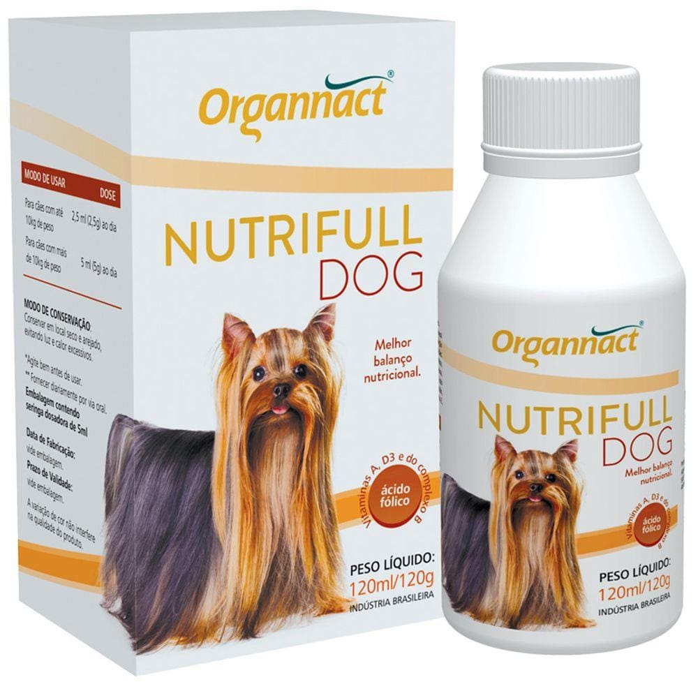 Suplemento Nutrifull Dog Organnact 120 ml