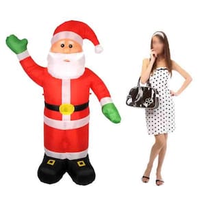 Papai Noel Inflavel De Natal Para Decoraçao Natalina 1M E 80CM