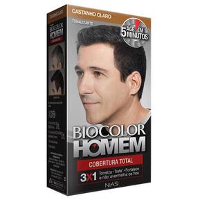 Tonalizante Homem Castanho Claro - BIOCOLOR