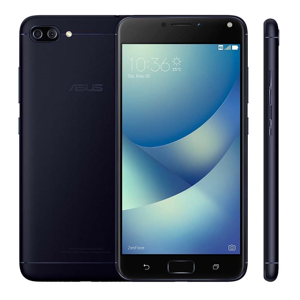 Smartphone Asus Zenfone 4 Max ZC554KL Preto com 32GB, Tela 5.5”, Dual Chip, Câmera Traseira Dupla, 4G, Android 7.0, Processador Octa Core e 3GB RAM