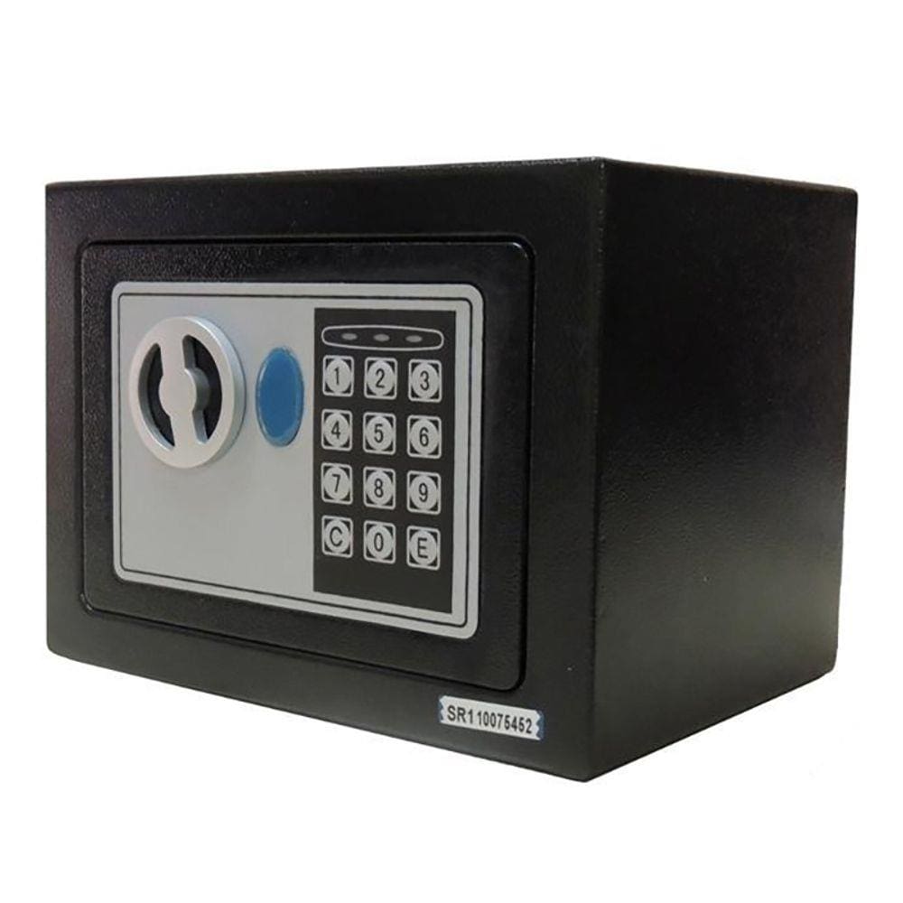 Cofre Eletrônico Digital Compacto Preto CH-17EF - Pelegrin