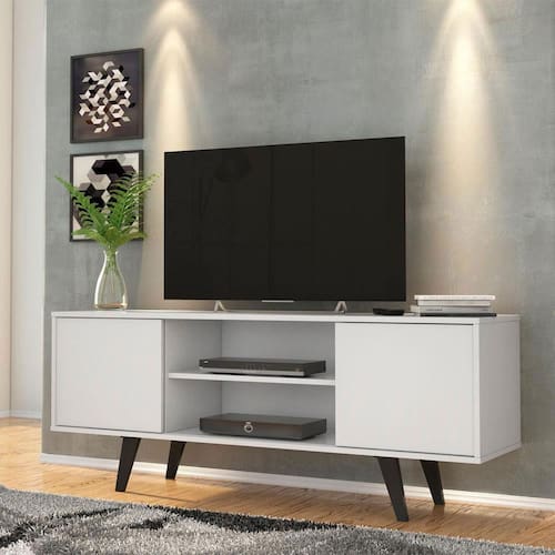 Rack Madetec Lisboa para TV de até 50 polegadas - 136cm de largura Menor preço em Rack Madetec Lisboa para TV de até 50 polegadas - 136cm de largura