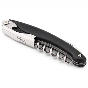 Abridor Garçom Hercules em Inox e Plástico AB16 – Preto