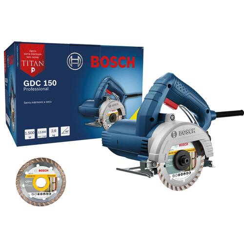Serra Mármore a Seco Bosch GDC 150 Titan 1500W com 1 Disco é boa?
