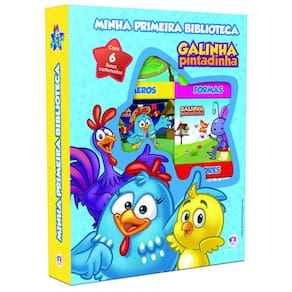 Livro - Galinha Pintadinha - Minha Primeira Biblioteca (Box)