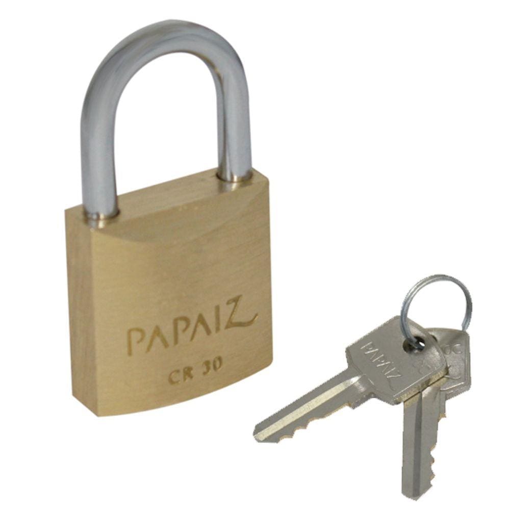 Cadeado De Latão 30 Mm-Papaiz-30Mm
