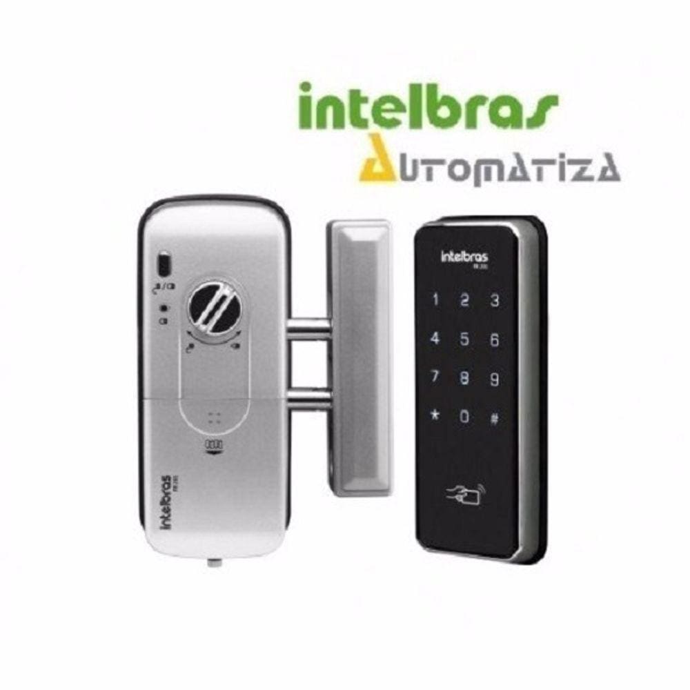 Fechadura Digital Com Senha e Cartão Fr 201 Intelbras