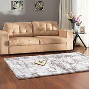 Tapete Super macio Apolo Prata textil Retangular 200x250cm 