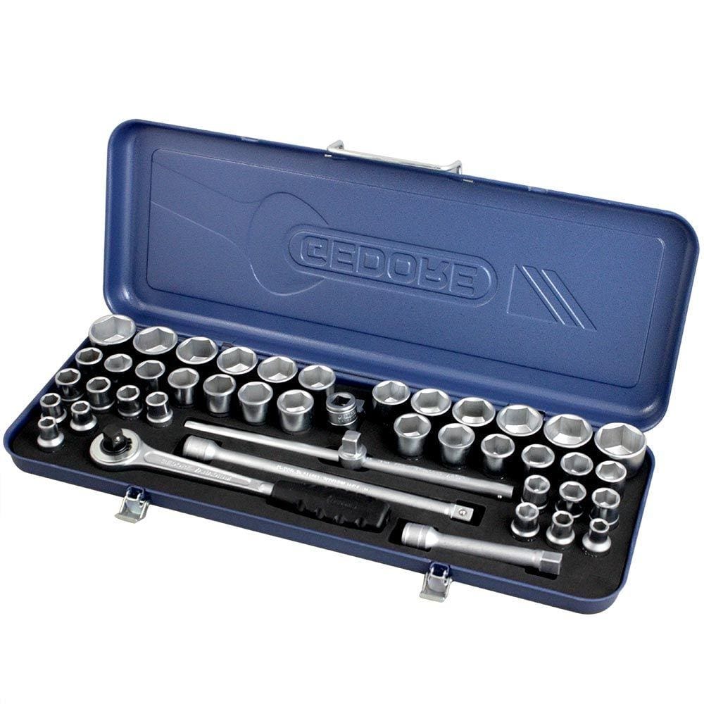 Jogo de Soquete Sextavado com Encaixe de 1/2 Polegadas Gedore-D19Pmz