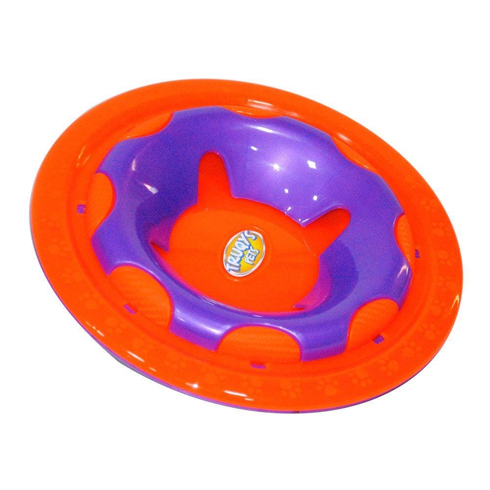 Comedouro Interativo Labamba Food Laranja E Roxo