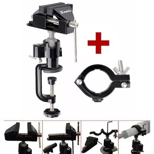 Mini Torno Morsa Mtx 185089 Suporte P/ Furadeira Articulado 360° Bancada Multifuncional é boa?