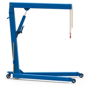 Guincho Hidráulico 500Kg Base V Com Rodas De Ferro-Bovenau-G500E