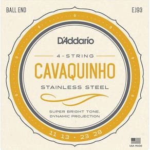 Encordoamento Para Cavaquinho D`Addario Ej93 Com Bolinha