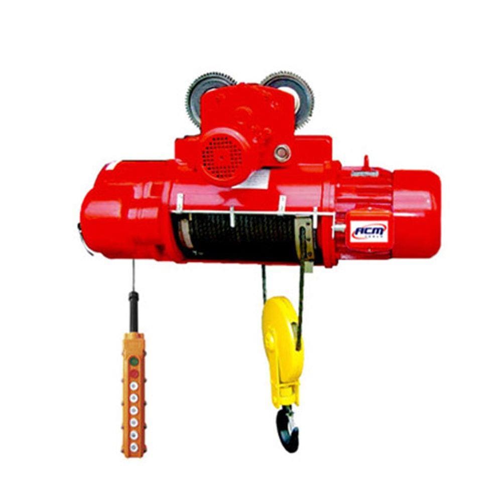Talha Elétrica 1,0T x 9,0m com cabo de aço Troley Elétrico 220V Teca1000/9 TECA1000/9