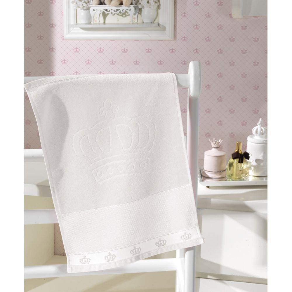 Toalha de Lavabo p/ Bordar - Baby Classic - Aveludada - Dohler