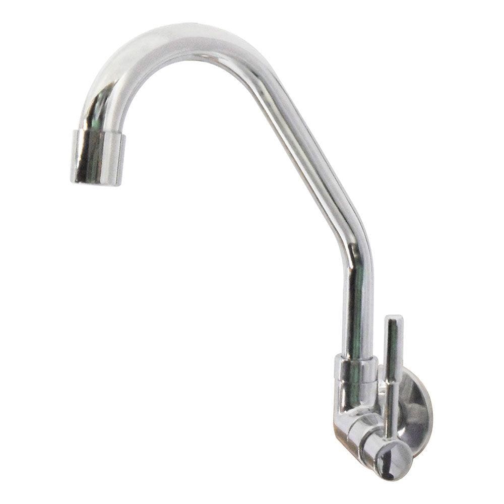 Torneira de cozinha bica móvel de parede com articulador 1/4 de volta Stilo C31 Cromado Esteves
