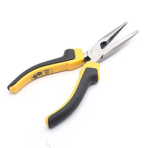 Alicate de Bico Meia Cana de 6 Pol. com Cabo Amarelo e Preto-EDA-7ZB