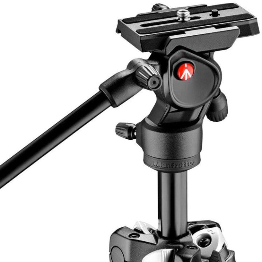 Tripé Manfrotto MK290LTA3-V 146 cm de Alumínio Capacidade 4Kg para Câmeras e FIlmadoras
