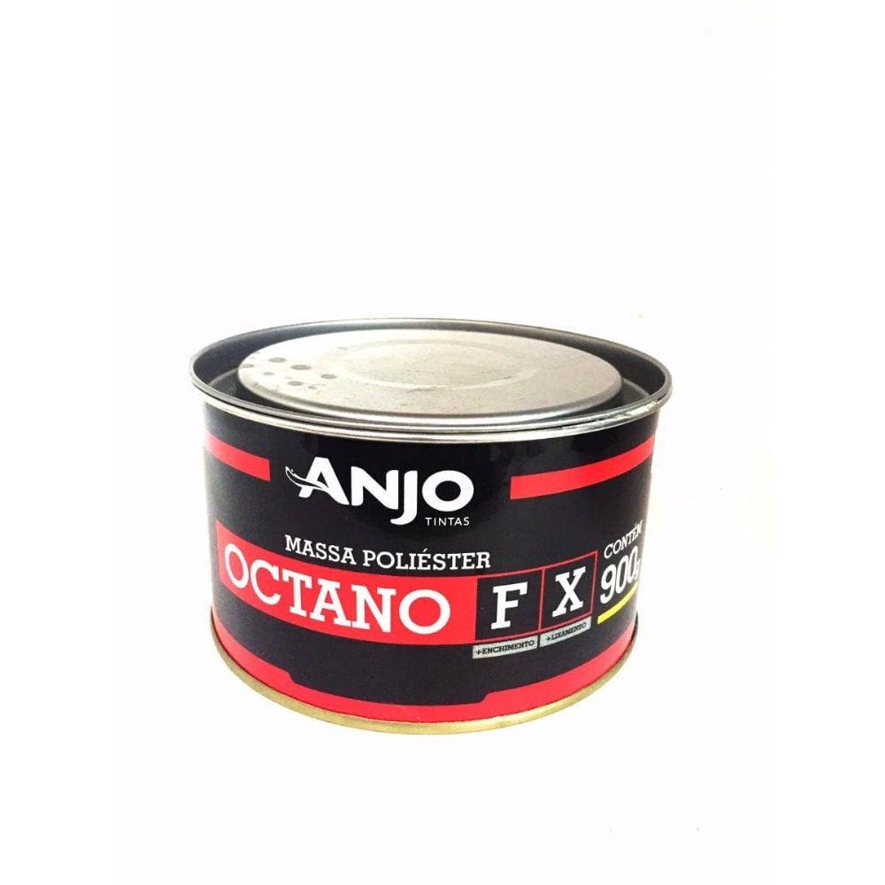 Massa Poliéster Anjo Octano 900g Automotiva Repintura