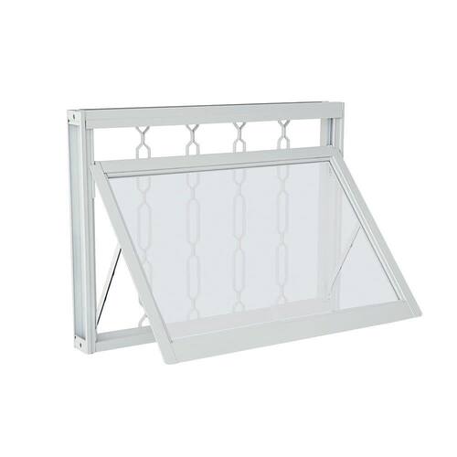 Janela de Aço Maxim-Ar Prátika Branca com Grade Elo 1 Folha 60x80x5 - Sasazaki Menor preço em Janela de Aço Maxim-Ar Prátika Branca com Grade Elo 1 Folha 60x80x5 - Sasazaki