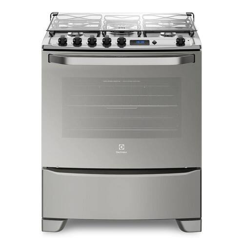 Fogão de Piso Electrolux Celebrate 76SAS Inox 33058SBA088 Menor preço em Fogão de Piso Electrolux Celebrate 76SAS Inox 33058SBA088