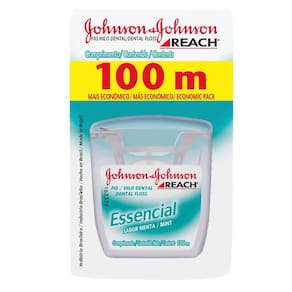 Fio Dental J&J Reach Essencial Menta 100m