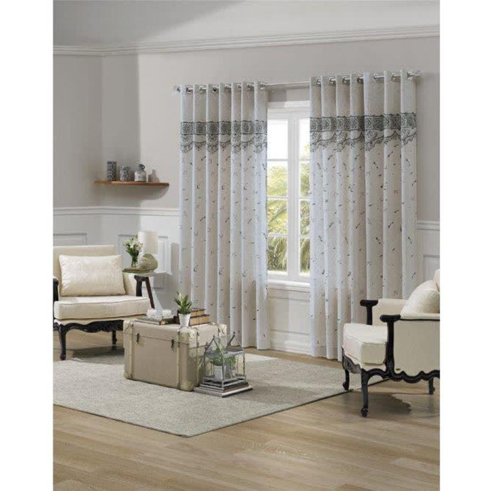 Cortina Estampada Tais 3,00m X 2,50m | Dohler