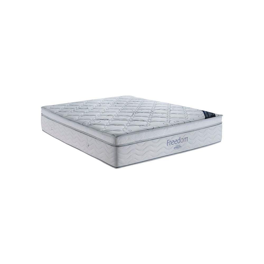 Colchão Casal Molas Freedom D33 Ortobom Branco 138X188X32 - 1041691614 |  Casas Bahia