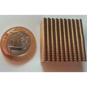 Imã De Neodímio 100 Peças / Super Forte / 3mm X 1,5mm