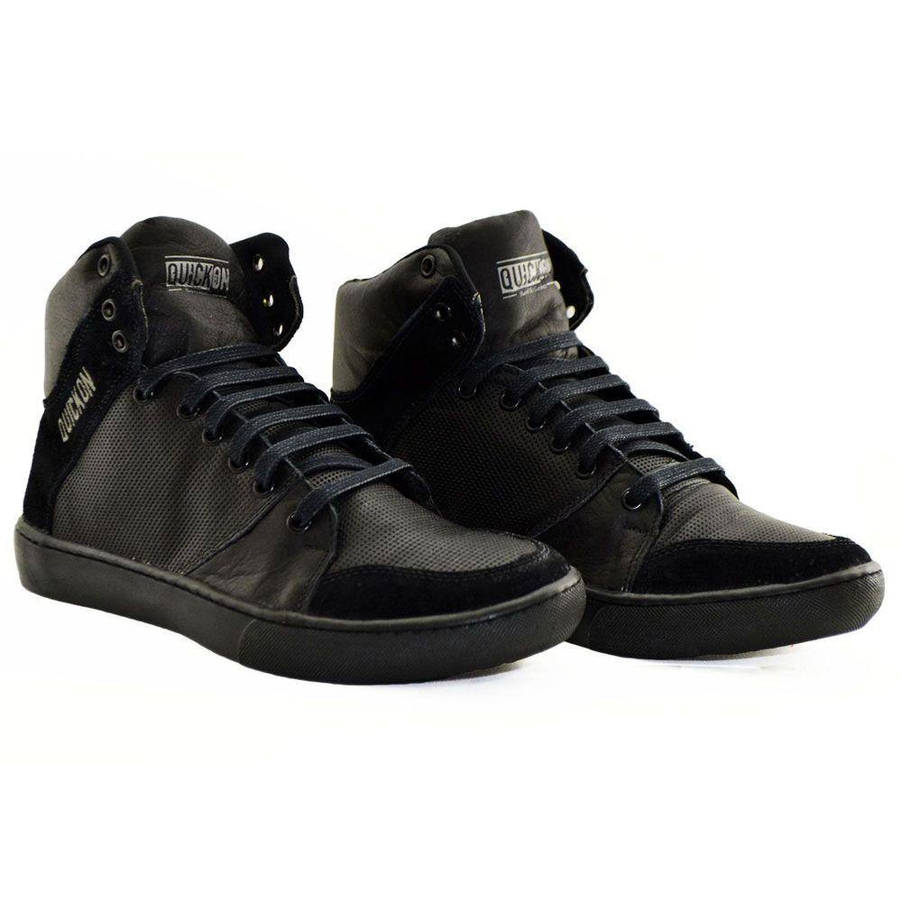 Tênis Botinha Masculino Malbork Couro Branco Cano Alto 74005 - FKV Calçados