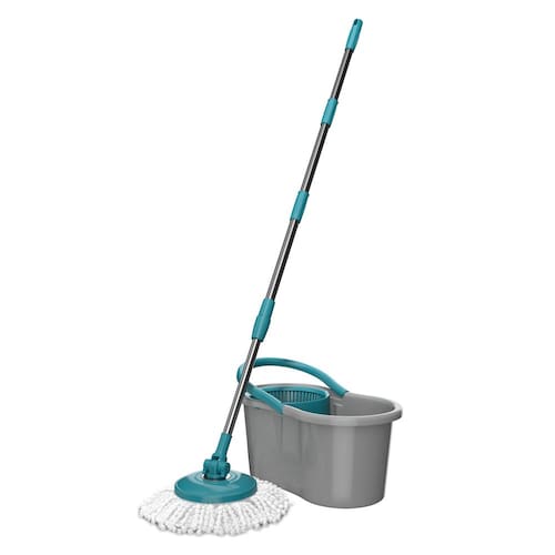 imagem-Mop Giratório FlashLimp Fit MOP5011 com Balde - Cinza/Verde 