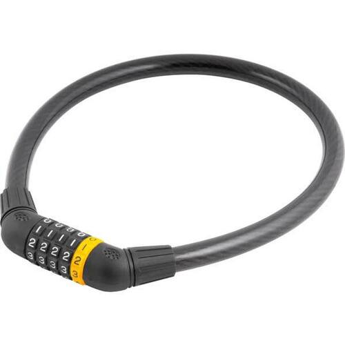 Cadeado com segredo para bicicleta 60cm plastificado - Vonder Menor preço em Cadeado com segredo para bicicleta 60cm plastificado - Vonder