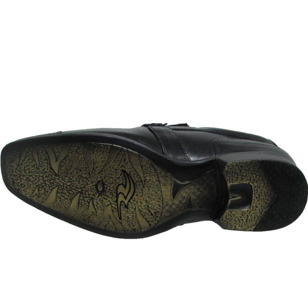 Sapato Social Rafarillo Las Vegas Metalizado Masculino - 40 - Preto